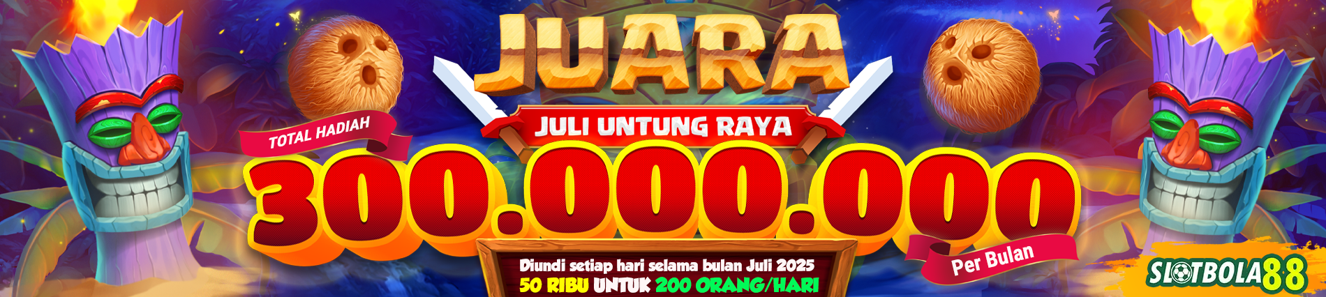 Promo Member Baru SLOTBOLA88 - Bonus 50% untuk Semua Provider Slot